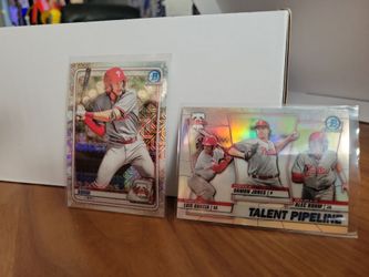 Bowman Chrome Phillies Baseball Cards Lot.  LAST OF ALEC BOHM RC 2020
