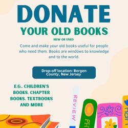 Donate Your Old / New / Used Books Here!