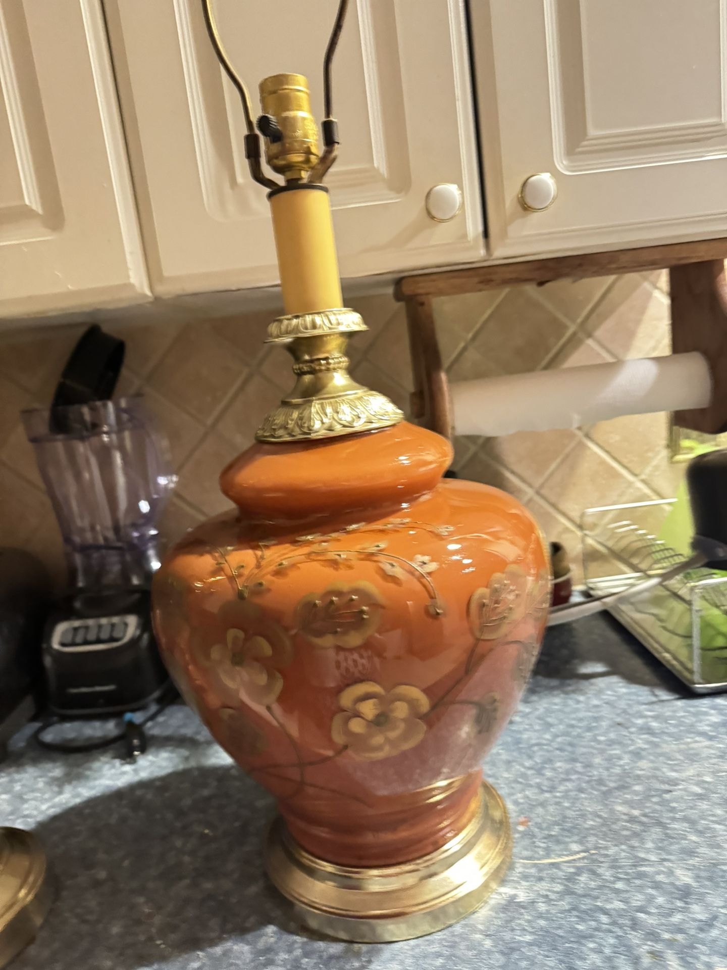 Art Chinese porcelain ceramic table lamp bedroom living room wedding table lamp Jingdezhen ceramic