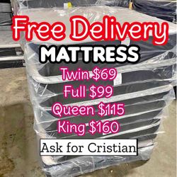 New Mattresses  Twin mattress Full mattress Queen mattress  King mattress  Colchones nuevos  Beds 