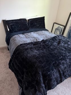 Full Size Bed, Frame / Mattress / Box Spring
