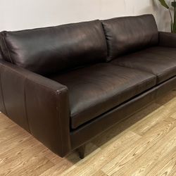Room And Board Leather Jasper Sofa *Delivery Options*