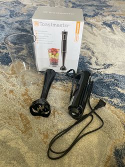 NEW! Open box toast master immersion blender