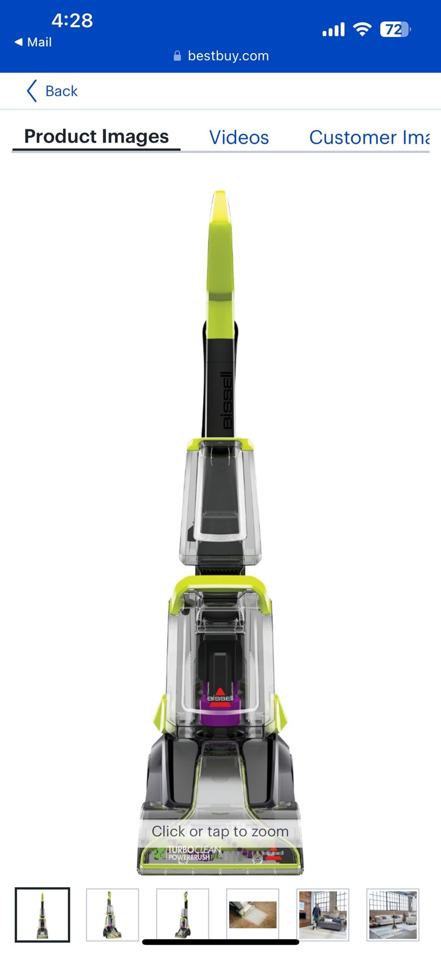 BISSELL - TurboClean PowerBrush Pet Cord Upright Carpet Deep Cleaner