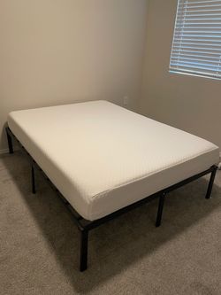 Bed frame and mattress