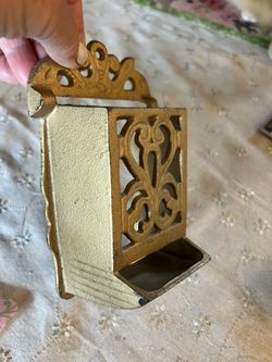 Cast Iron Matchbox Holder