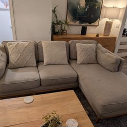 Used Article Timber Couch With Chase