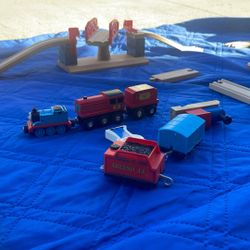 Wooden Train Set $10
