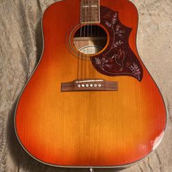 Epiphone Hummingbird Acoustic/Electric Guitar - Aged Cherry Sunburst Gloss
