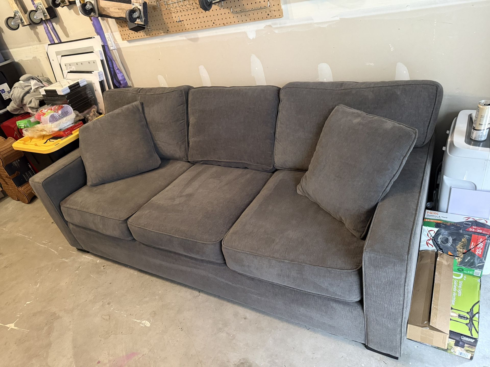 7 Foot Grey Couch