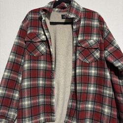 Plaid Sherpa Jacket