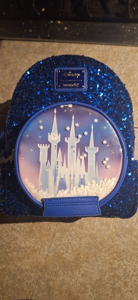Disney Sequence Cinderella Snow Castle Loungefly Backpack