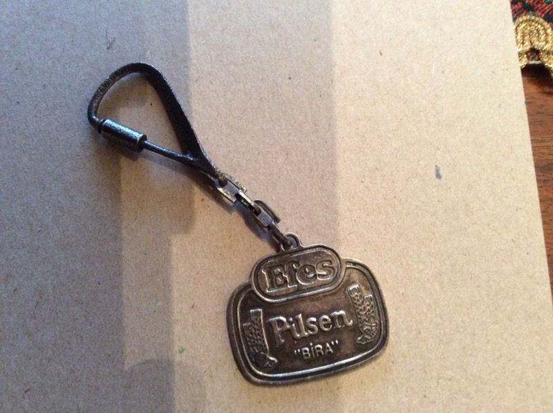 Efes Pilsen keychain silver 925