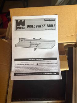 WEN DPA2513 Drill Press Table