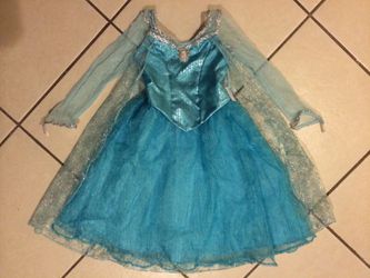 NWT Authentic Disney Resorts (not Disney Store at Mall) Queen Elsa Dress or Costume - Size XS (fits 2 and 3 year old)