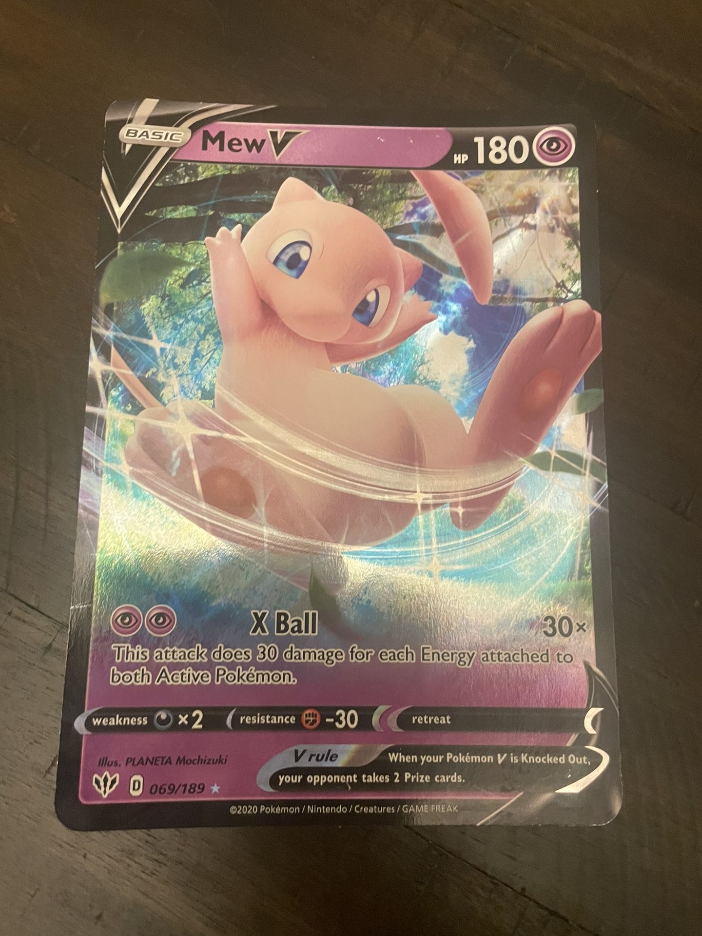 Mew V Oversized Pokemon
