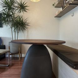 CB2 Base With Real Walnut Top