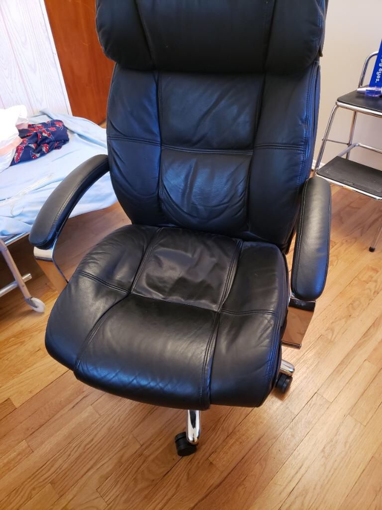 Leather/Chrome High End Office Chair