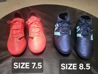 Mens Soccer cleats Sizes 7.5 and 8.5