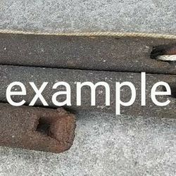 ANTIQUE WINDOW weights FROM 1936 HOUSE.. $3-$5 each