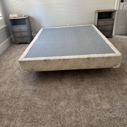 Bed frame and box spring