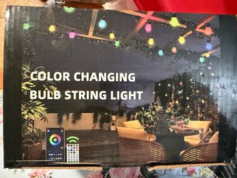 61FT Smart RGB Bulb String Light (brand new)