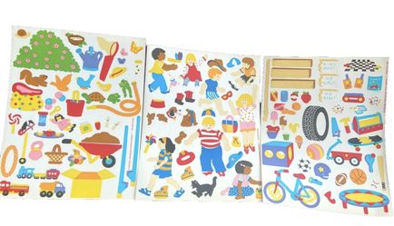 Vintage 1993 Mrs Grossman 3 Sticker 6" x 8" Sheets.Kids Clubhouse https://offerup.com/redirect/?o=VG95cy5uZXc=
