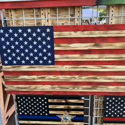 American Flag Challenge Coin Holder