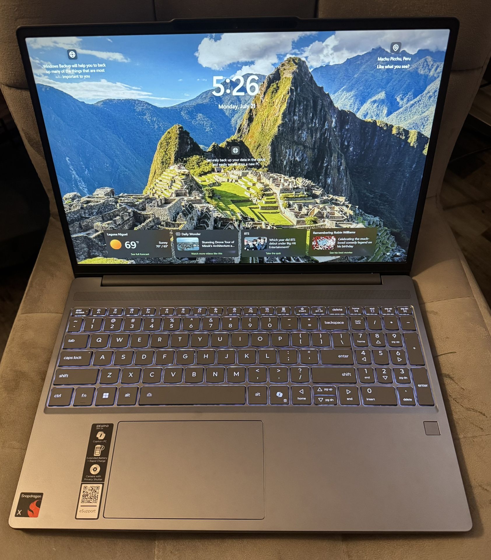 Lenovo Snapdragon Laptop 