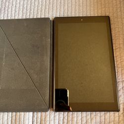 Amazon Fire HD 10 Tablet 10” With Case