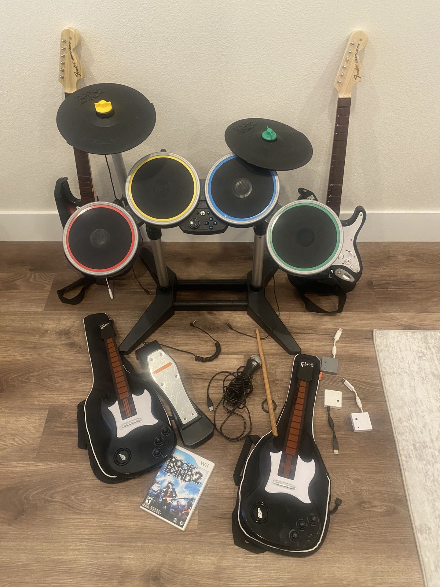 Complete Rock Band Video Game Setup