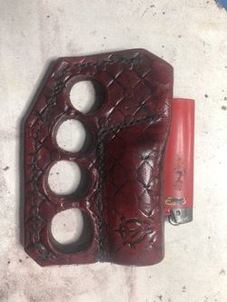 Genuine leather Lighter holder