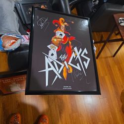 The Adicts Signed Poster Frame 