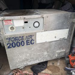 2 Negative Air Machines