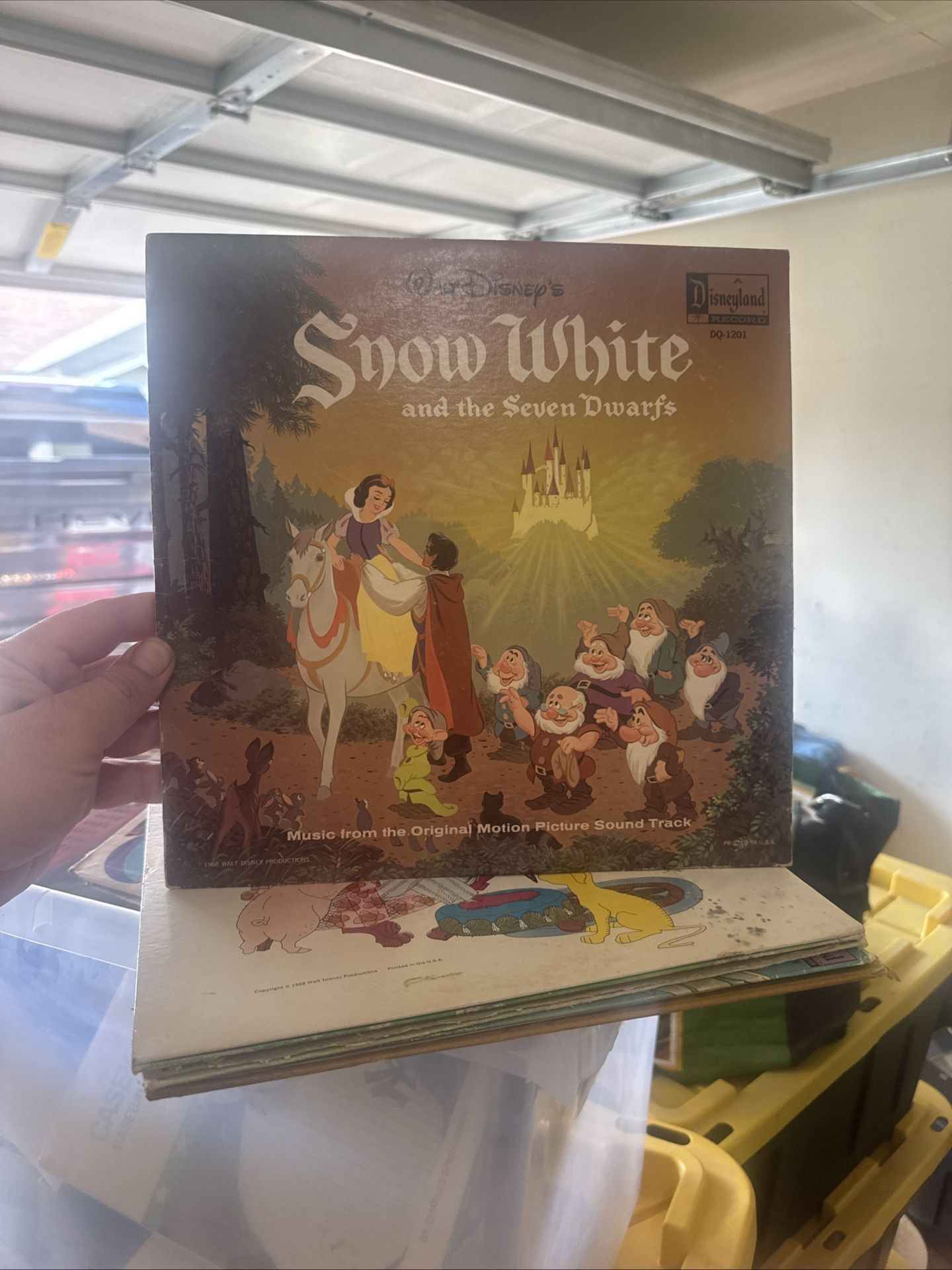 Classic Disney VINYL records