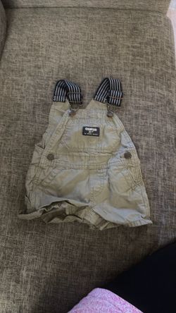 OshKosh Olive Short Overalls