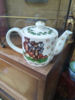 Boyds bears 25 th anniversary small teapot