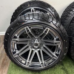 New 24x12 fuel forged wheels wrapped in 285/40r24 rbp tires