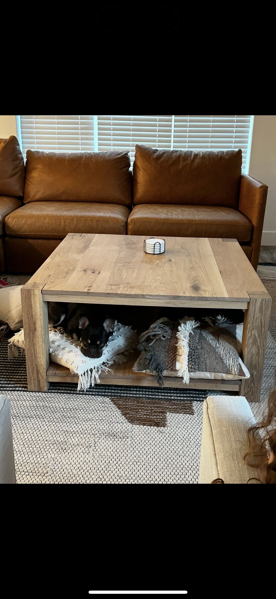 Custom White Oak Coffee Table