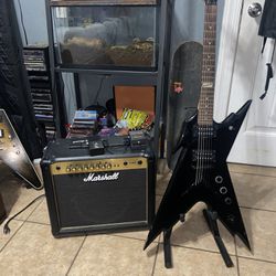 Electric guitar and Amp