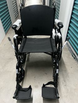 New Proactive Medical Products Manual Wheelchair – Foldable with Swing-Away Footrests