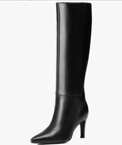 Brand new size 7 Knee High Boots Women Pointed Toe Stiletto Tall Zipper Dress Boots
Sexy Going Out Boots,Side Zipper,Non-slip Sole,Evening Bridal Long