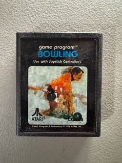 UNTESTED! Bowling Atari 2600, 1978 Atari Cartridge