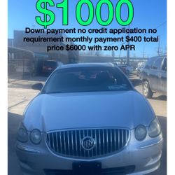 2010 Buick Lacrosses No Credit Application No Requirement