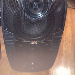 Ofx  Portable Party Speaker With Microphone & Remote 