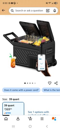 Wolfbox 12V Ice chest, W-45L see description*