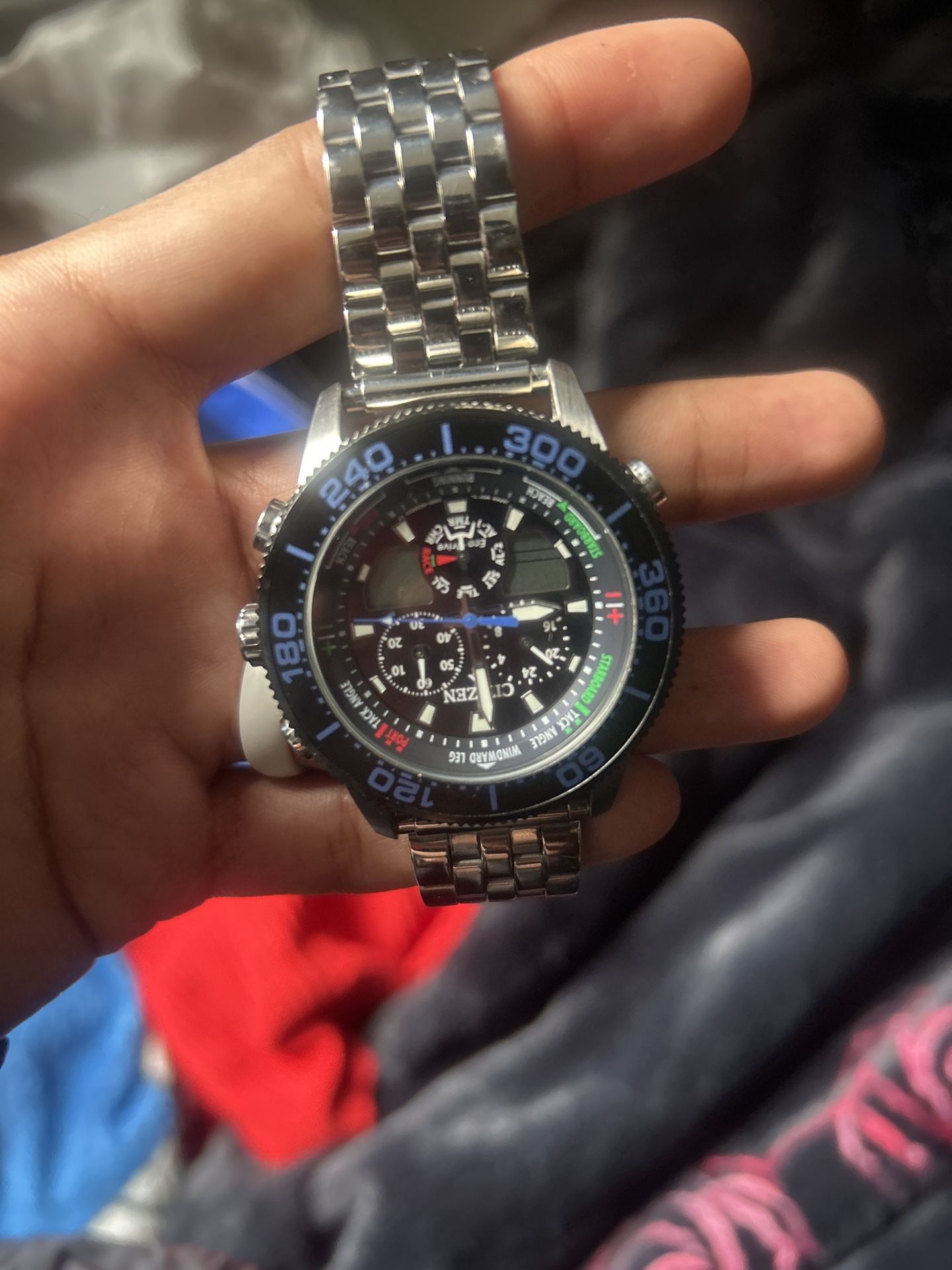 Citizen analog-digital chronograph Eco-Drive