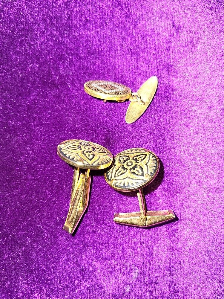 Damascene Style Cufflinks