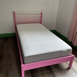 Ikea Twin Bed Frame and Twin Mattress