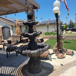 New 6ft Pineapple Water Fountain 